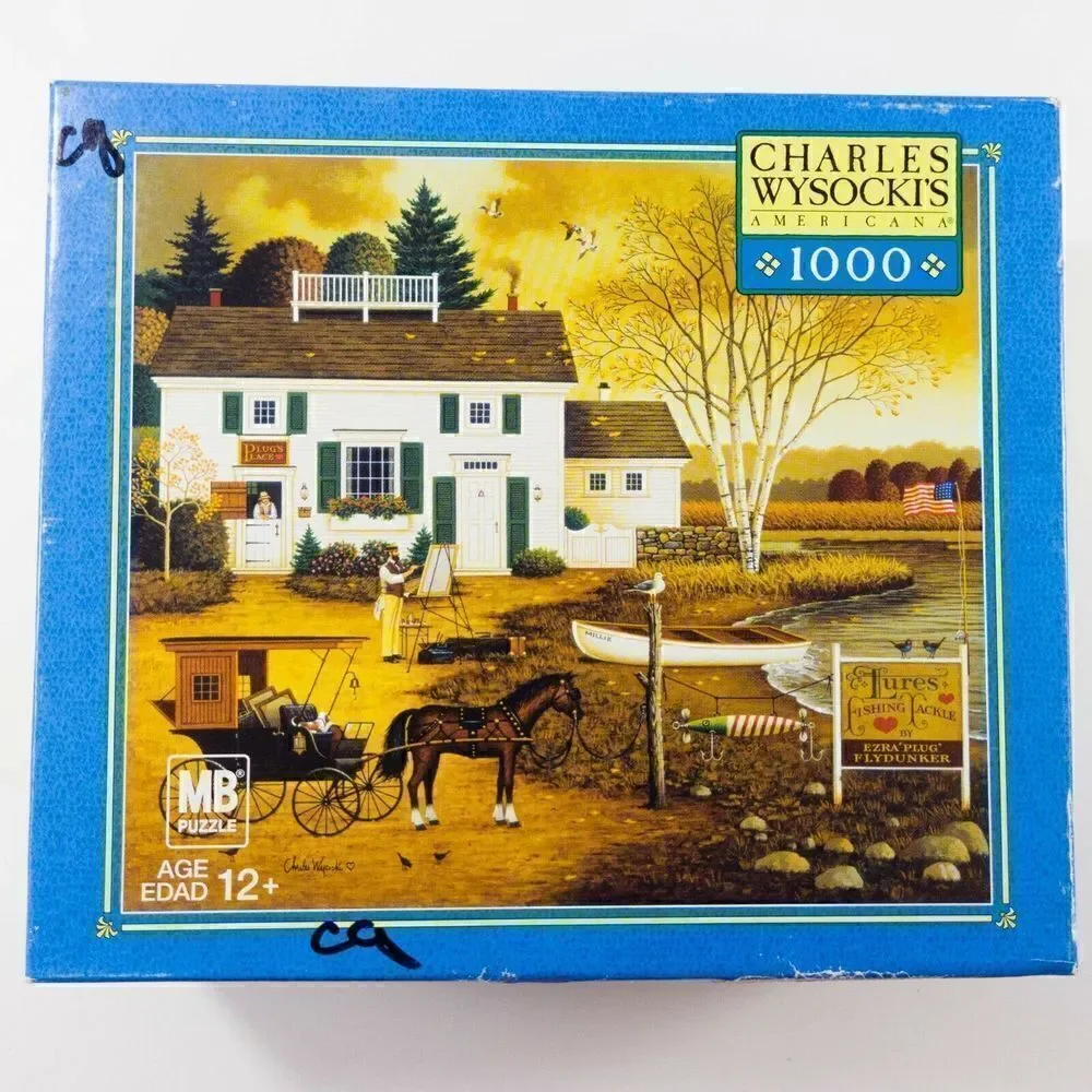 Charles Wysocki's Americana The Birch Point Cove 1000 Piece Puzzle